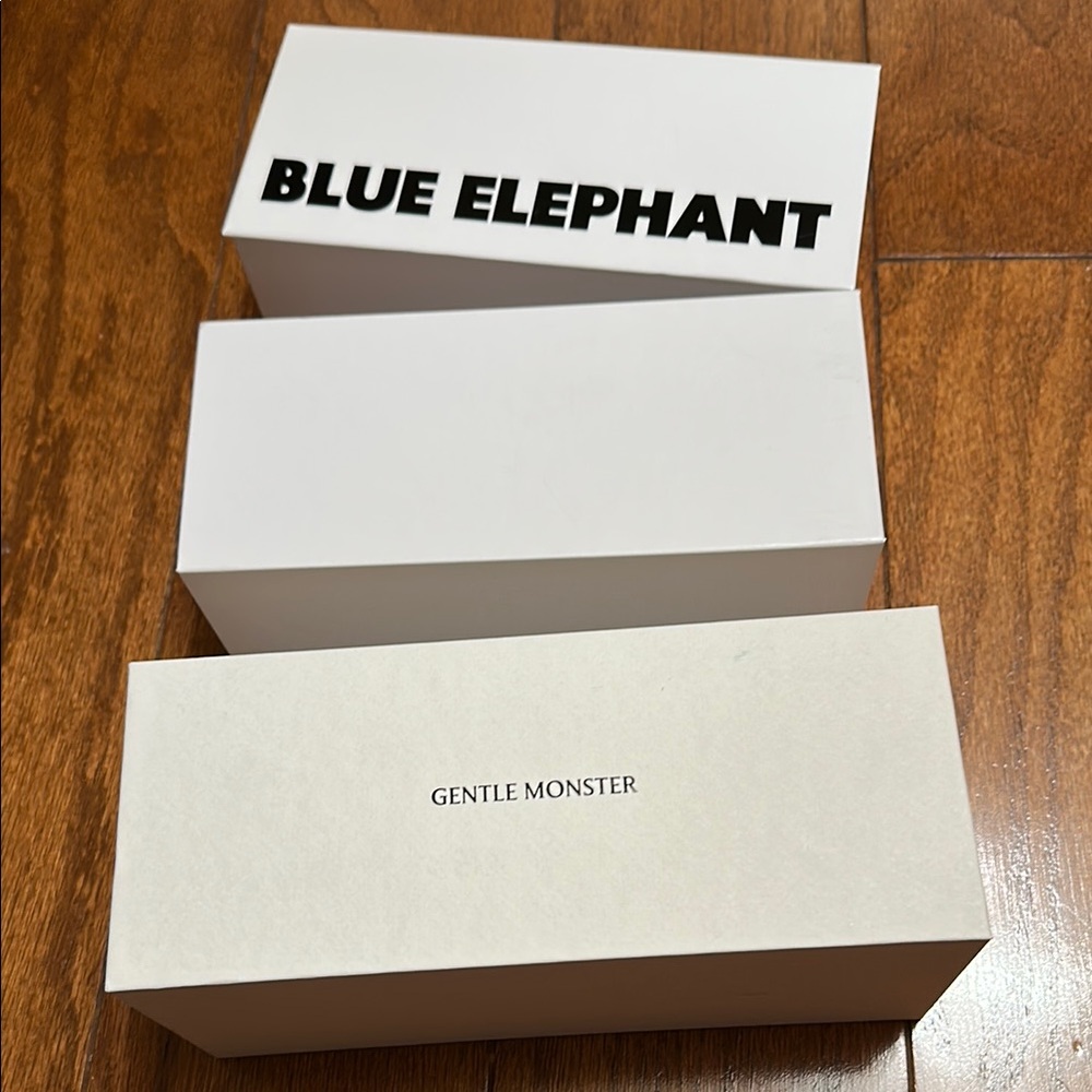 Gentle Monster and Blue Elephant White Box bundle